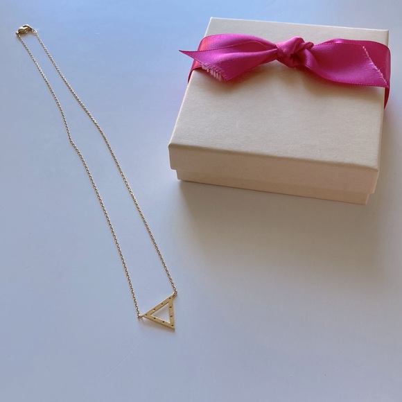 Lulu’s Finding Balance Gold Rhinestone Necklace - Picture 4 of 7